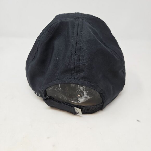 Nike Featherlight Dri-Fit Black Adjustable Athletic Cap With Silver Swoosh Logo - Picture 5 of 8